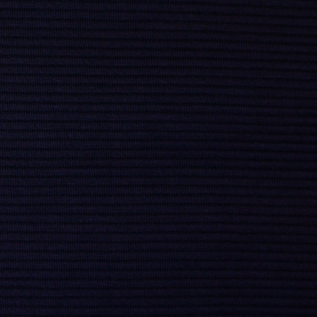 Rippjersey Bergen - Marine (Meterware ab 0.50m)