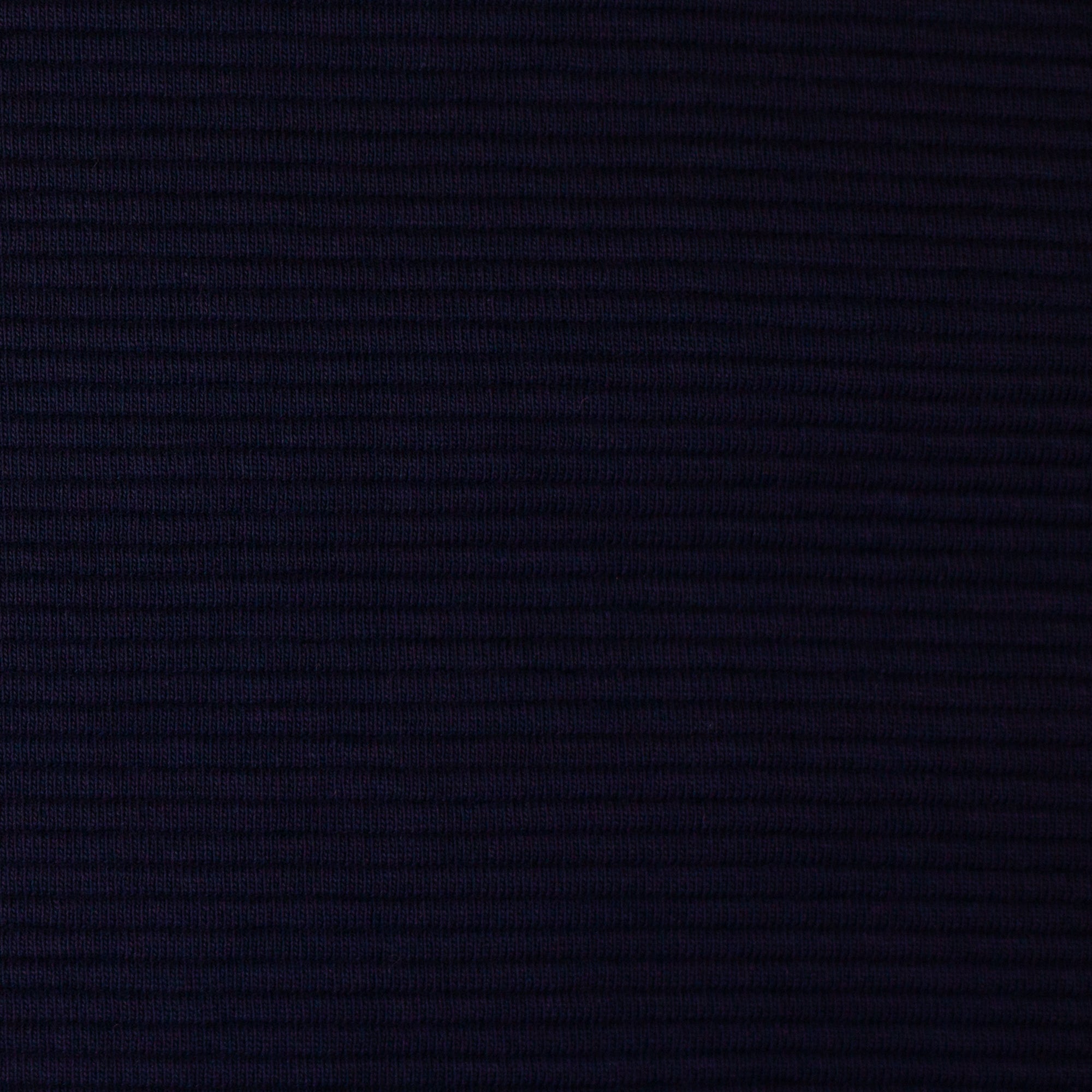 Rippjersey Bergen - Marine (Meterware ab 0.50m)