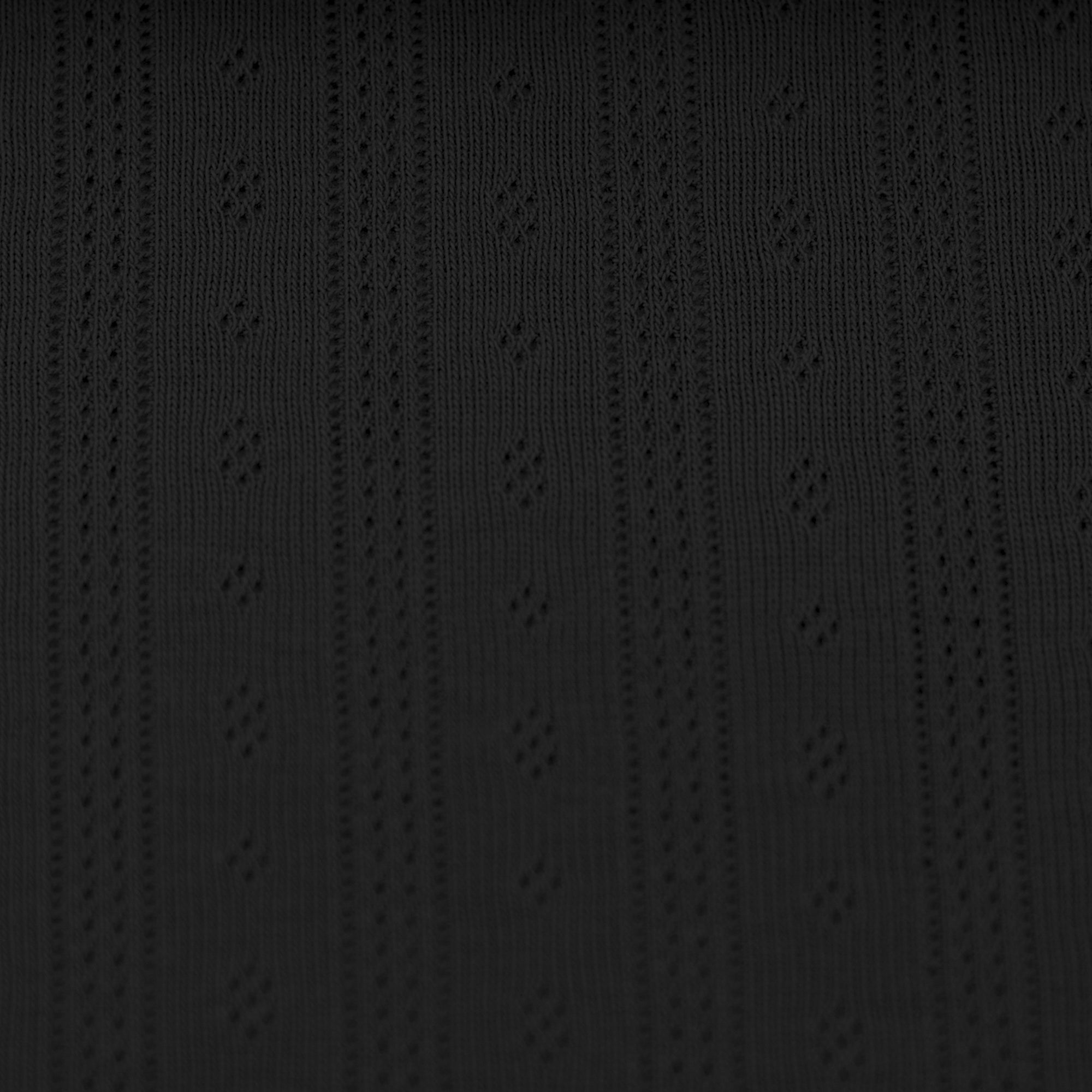 Strick Jersey - Tiana - Schwarz (Meterware ab 0.50m)