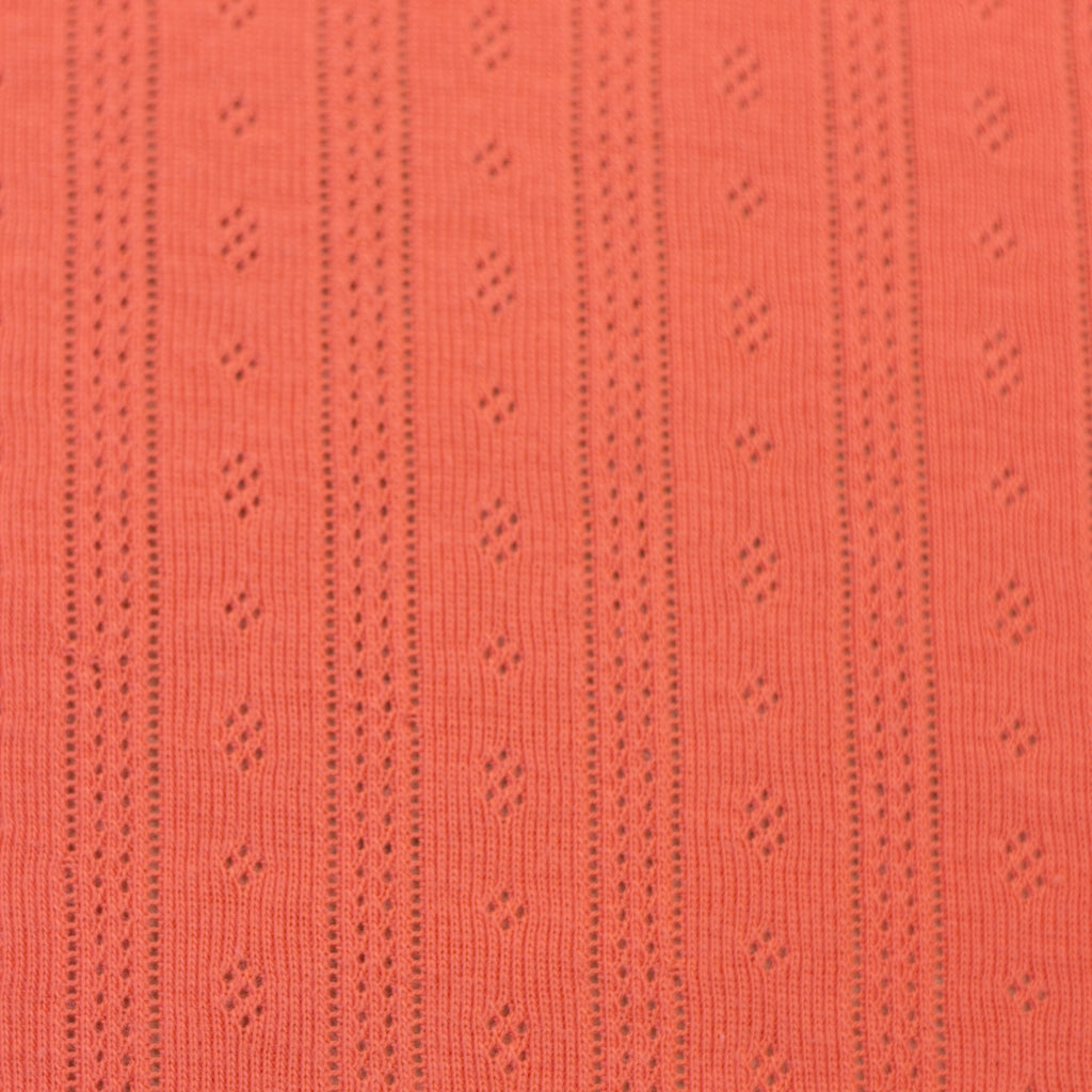 Strick Jersey - Tiana - Apricot (Meterware ab 0.50m)