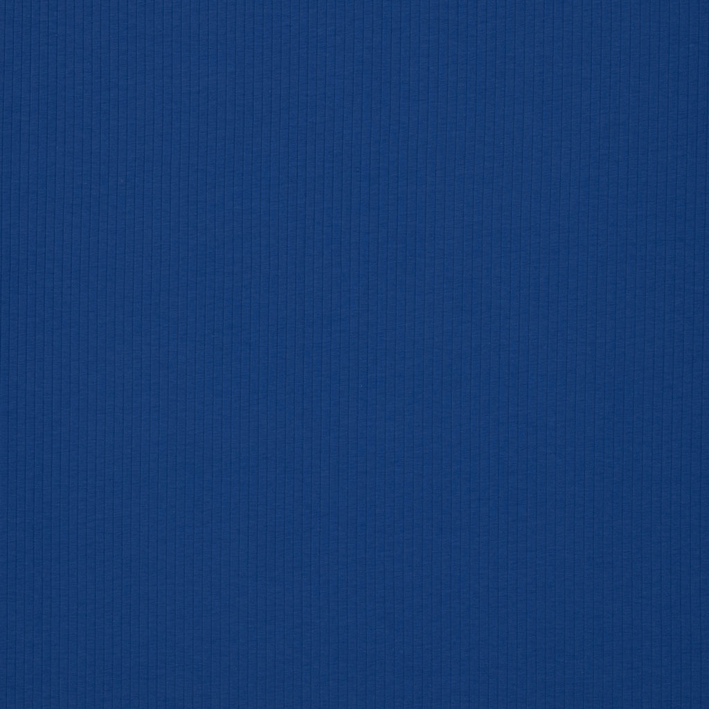 Rippjersey Laar - Blau (Meterware ab 0.50m)