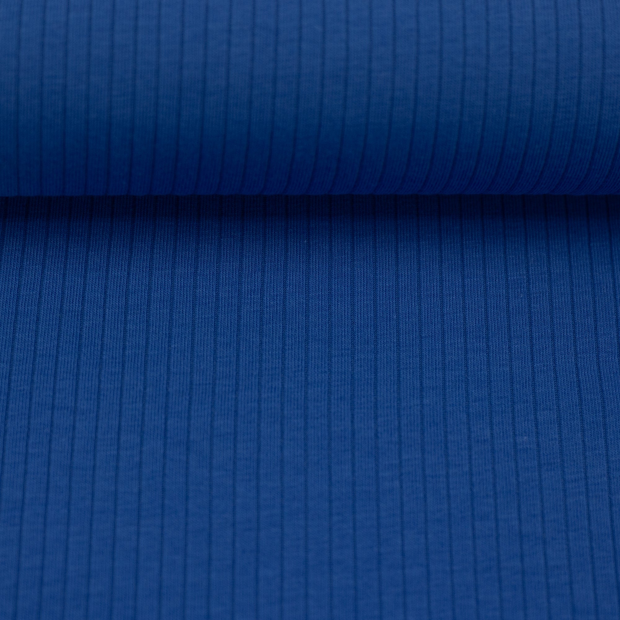 Rippjersey Laar - Blau (Meterware ab 0.50m)