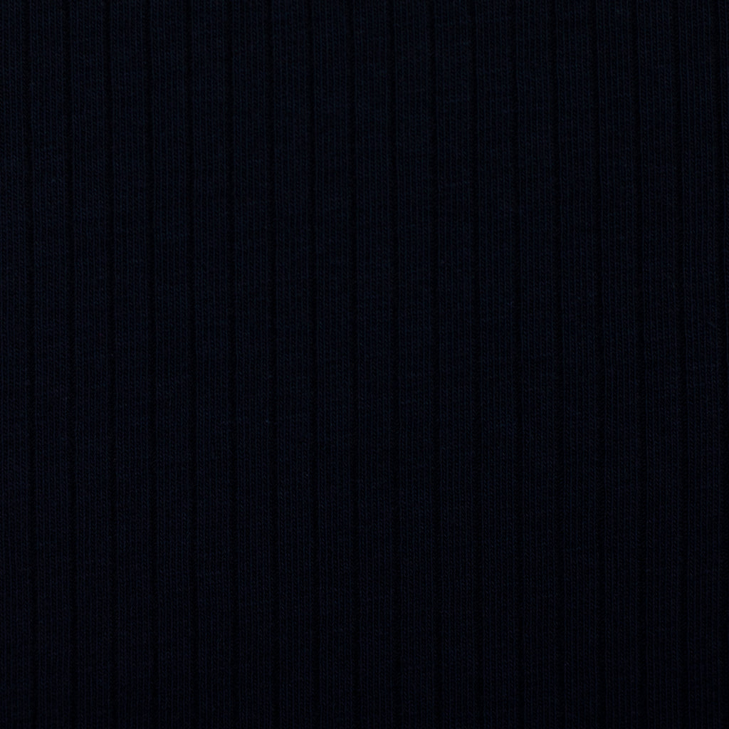 Rippjersey Laar - Schwarz (Meterware ab 0.50m)