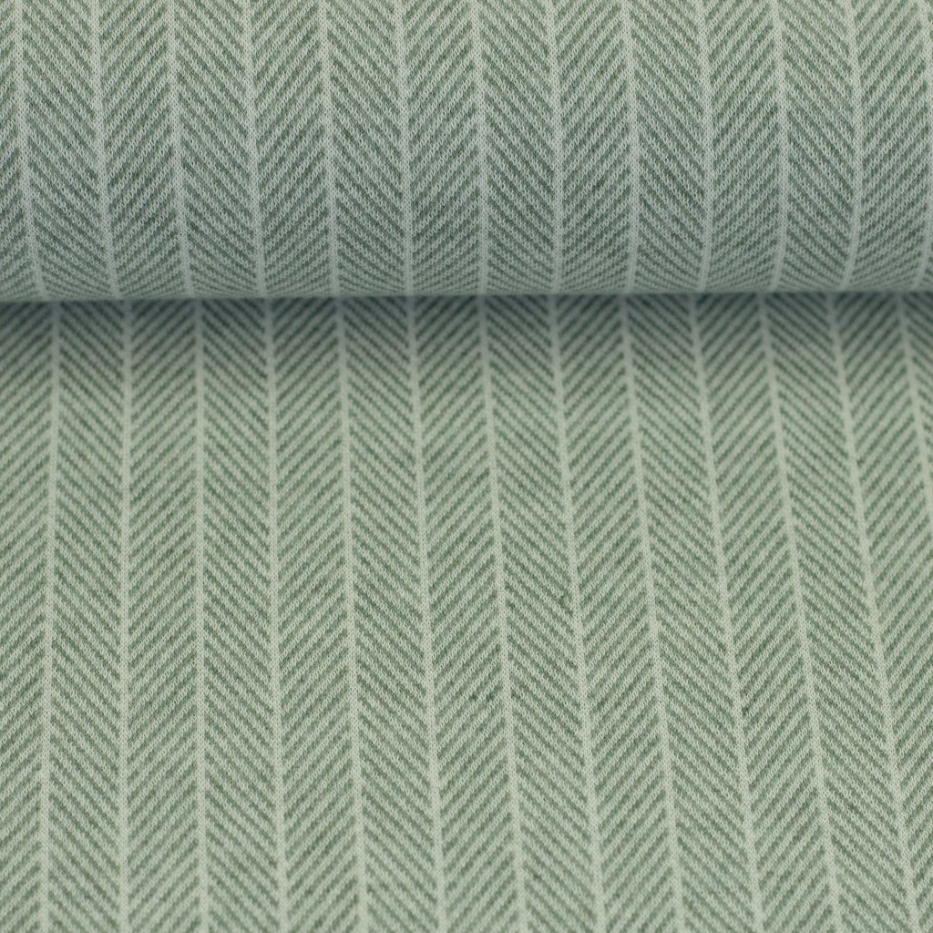 Jaquard Jersey - Matida - Mint (Meterware ab 0.50m)