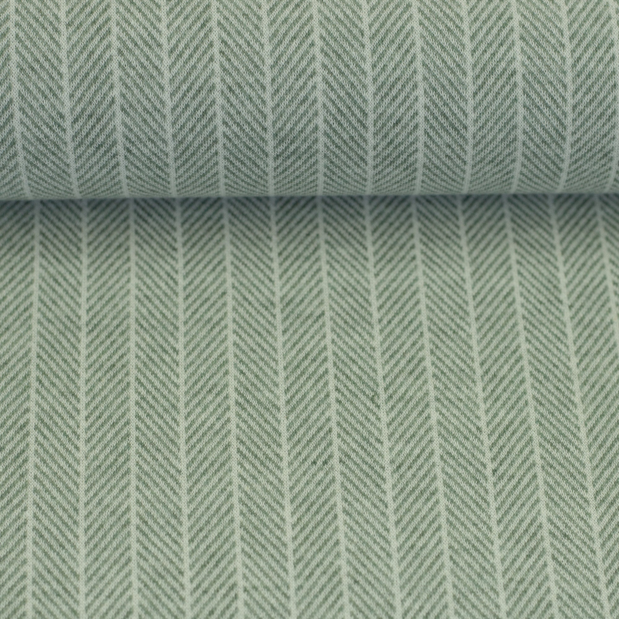 Jaquard Jersey - Matida - Mint (Meterware ab 0.50m)