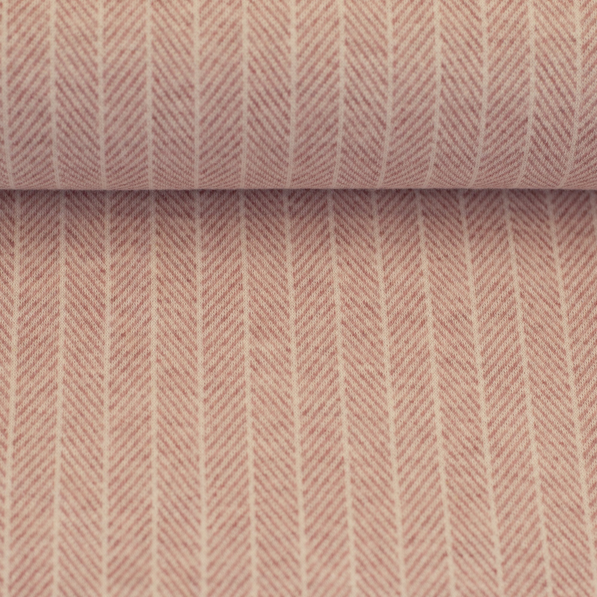 Jaquard Jersey - Matida - Rosa (Meterware ab 0.50m)