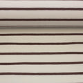 Jersey Stoff - Isa - Streifen - Beige (Meterware ab 0.50m)