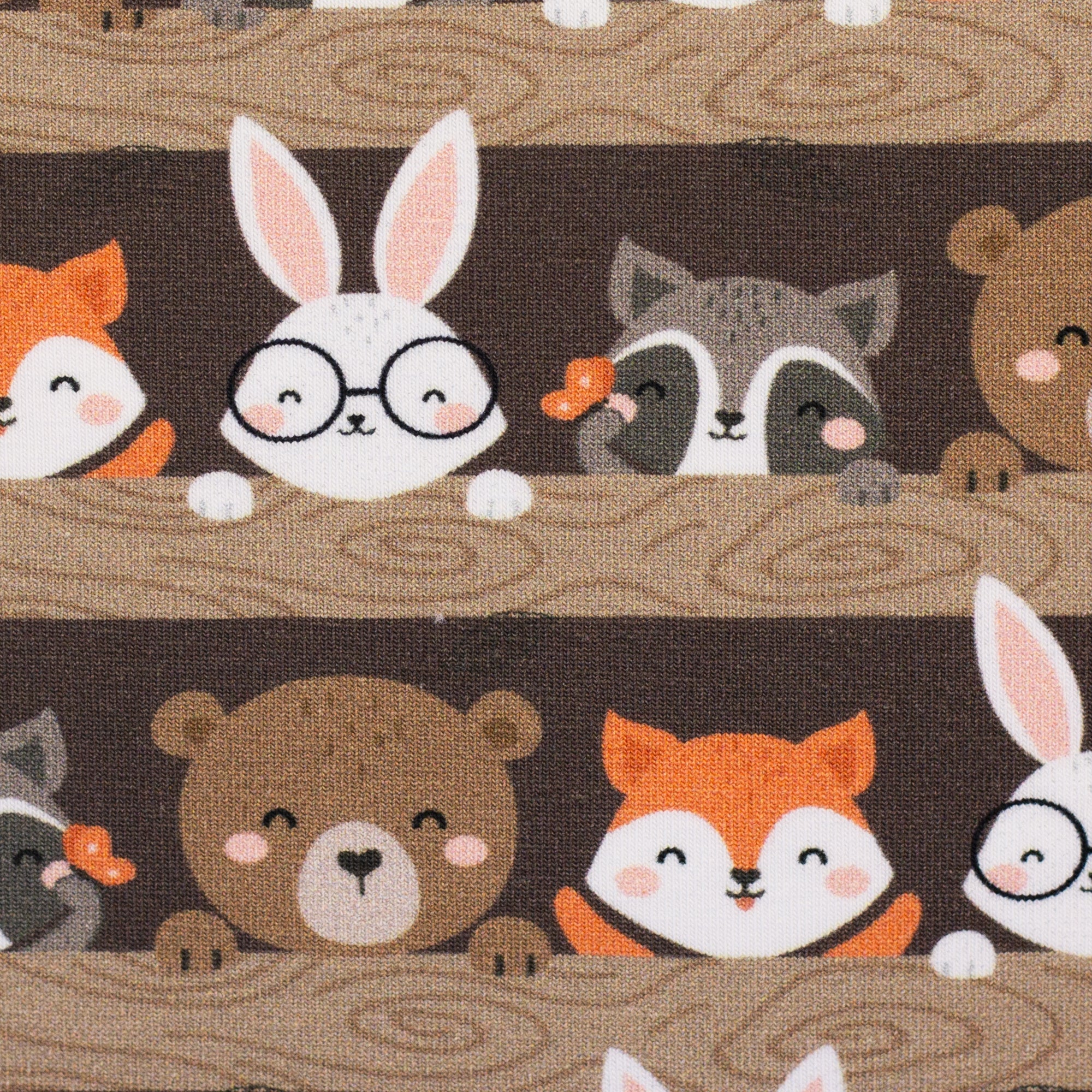 Jersey Stoff - Gary - Animals (Meterware ab 0.50m)