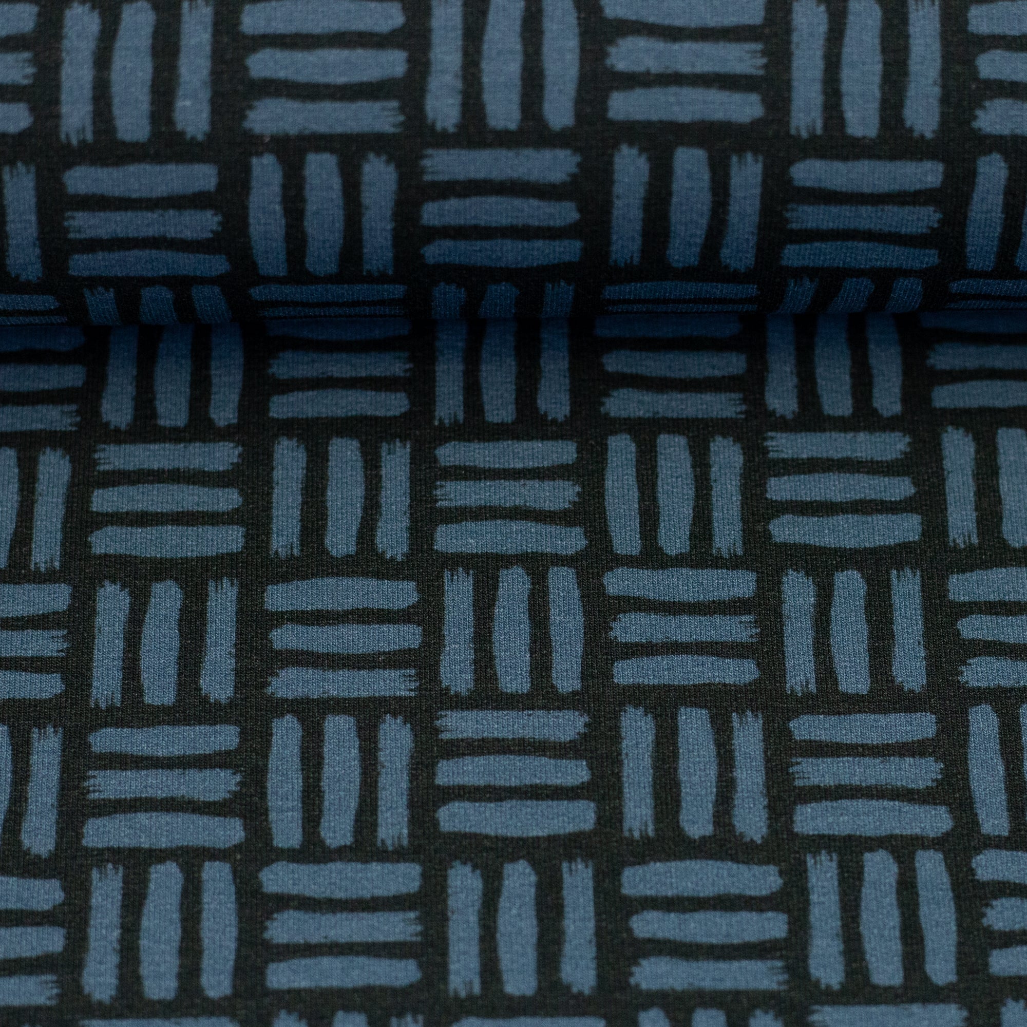 Modal French Terry - Wabi Grid by Bienvenido Colorido (Meterware ab 0.5m)