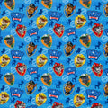 Jersey Stoff - Paw Patrol - Blau (Meterware ab 0.50m)