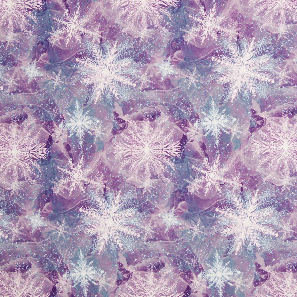 Modal French Terry - Eisblumen by Christiane Zielinski  (Meterware ab 0.50m)