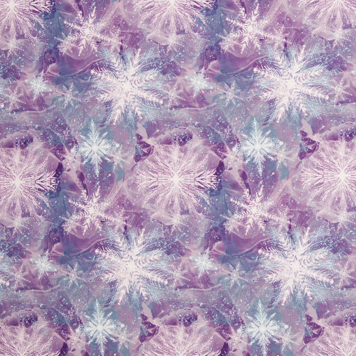 Modal French Terry - Eisblumen by Christiane Zielinski  (Meterware ab 0.50m)