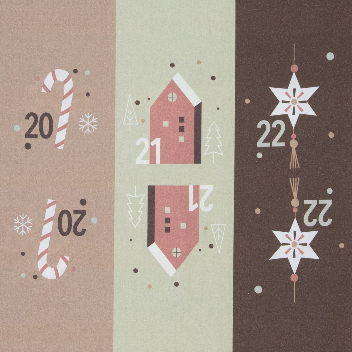Panel - Webware - Adventkalender - 75cm