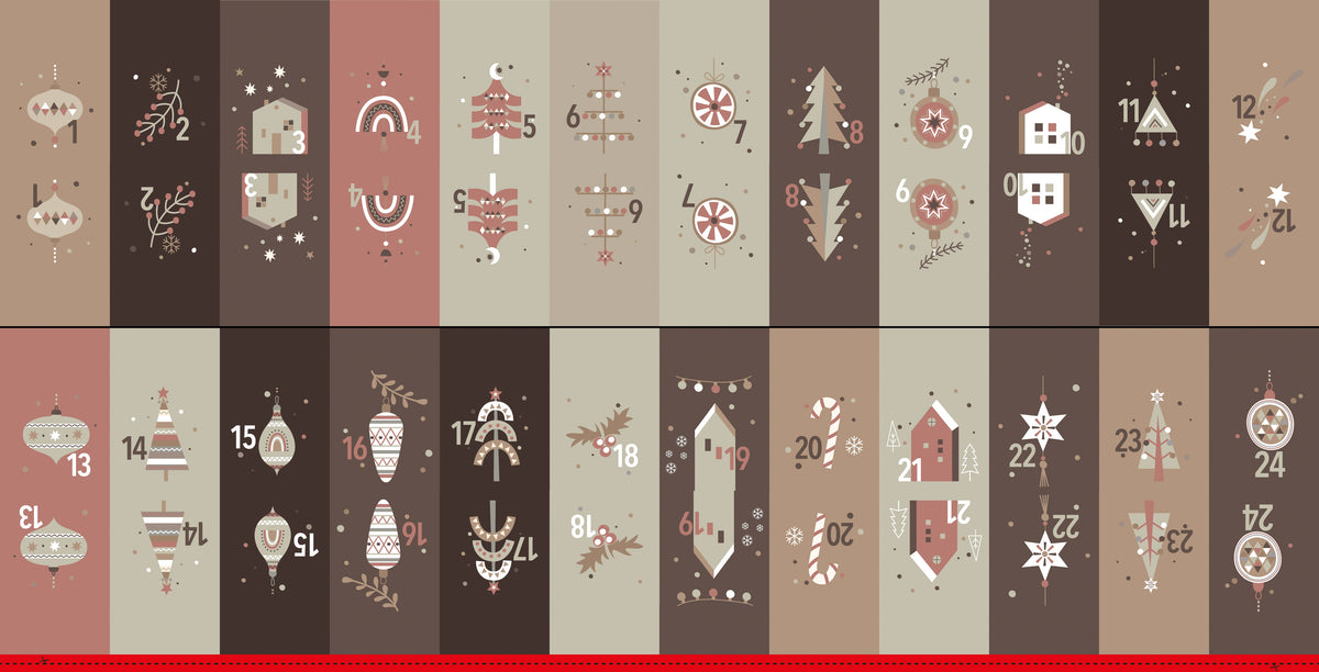 Panel - Webware - Adventkalender - 75cm