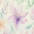 Rippjersey Stoff - Hermine Flowers (Meterware ab 0.50m)