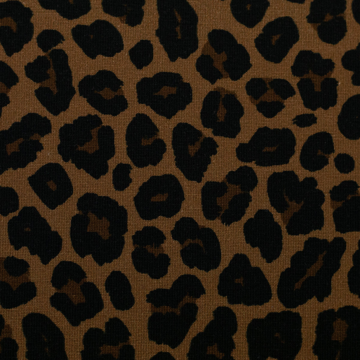 Jersey Stoff - Theo - Leo - Braun (Meterware ab 0.50m)