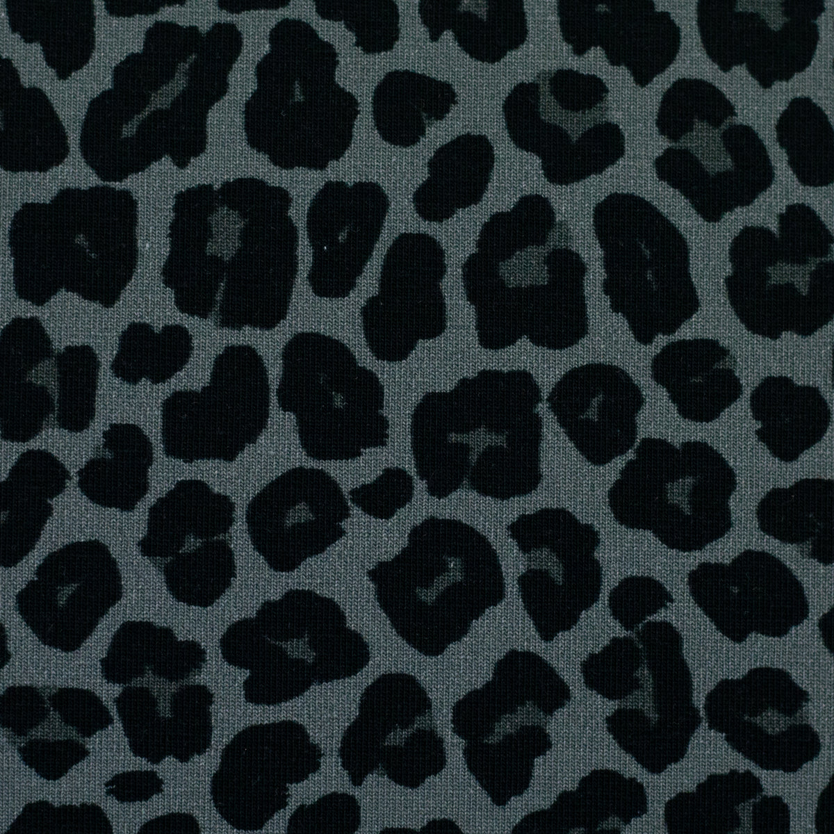 Jersey Stoff - Theo - Leo - Schwarz (Meterware ab 0.50m)