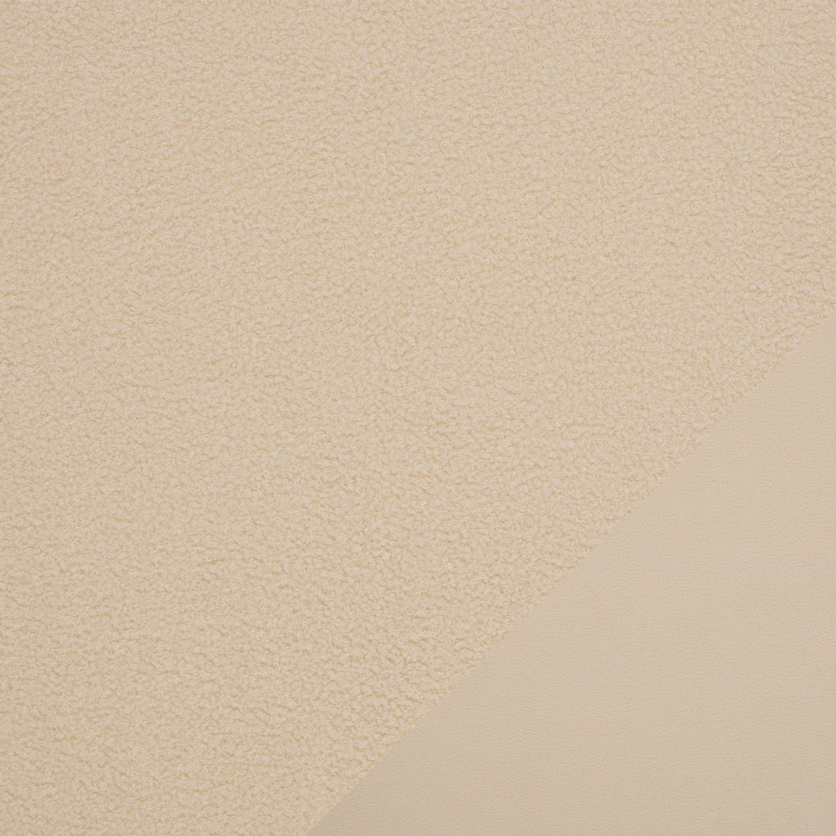 Teddy Boucle Fleece - Creme (Meterware ab 0.50m)