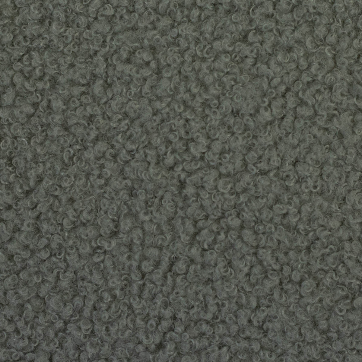 Teddy Boucle Fleece - Dunkelgrau (Meterware ab 0.50m)