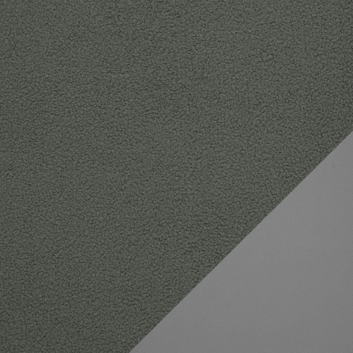 Teddy Boucle Fleece - Dunkelgrau (Meterware ab 0.50m)