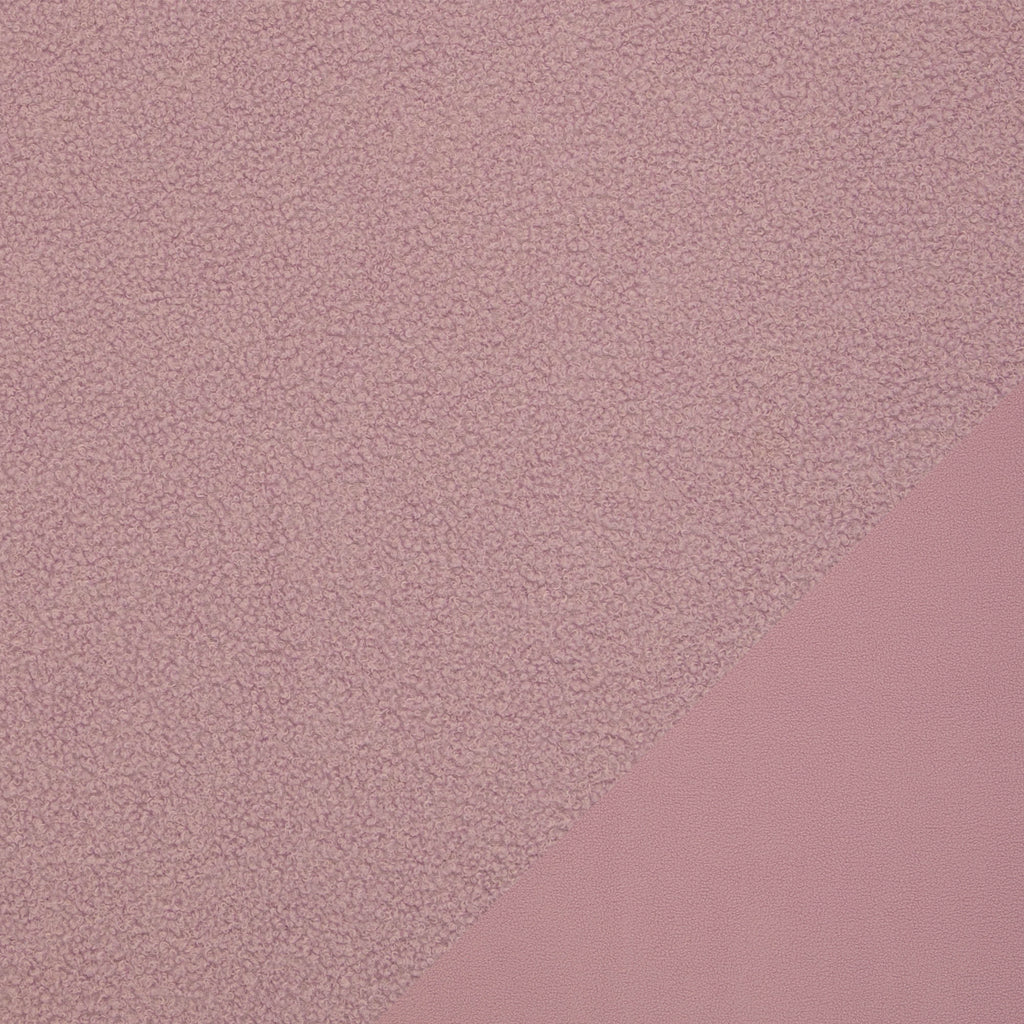 Teddy Boucle Fleece - Altrosa (Meterware ab 0.50m)