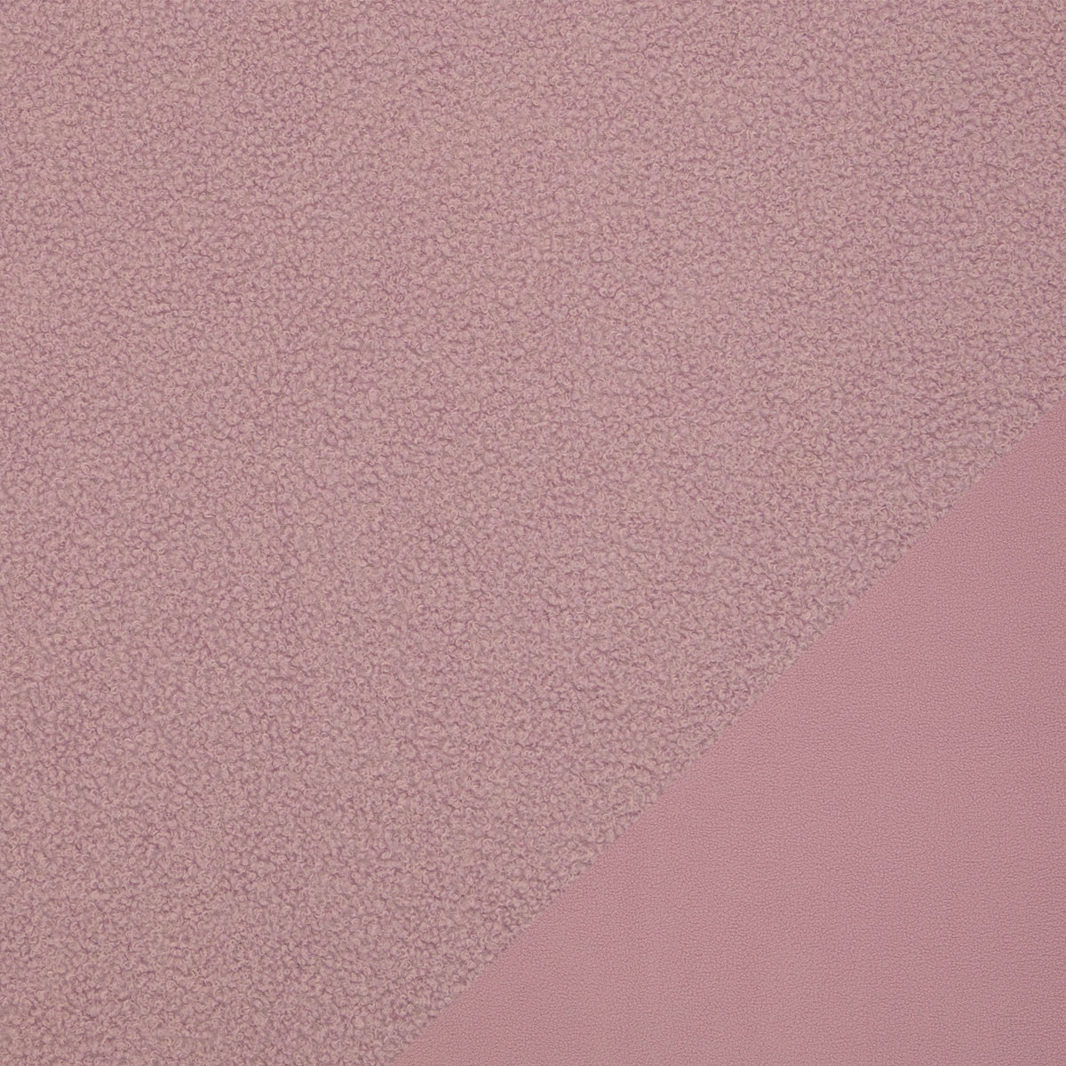 Teddy Boucle Fleece - Altrosa (Meterware ab 0.50m)