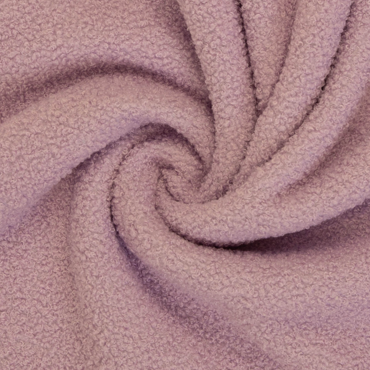 Teddy Boucle Fleece - Altrosa (Meterware ab 0.50m)