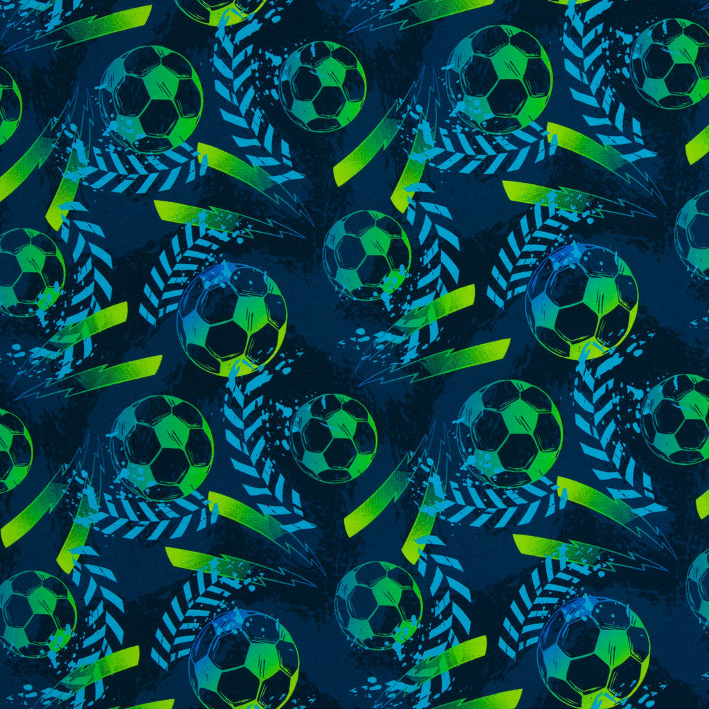 Jersey Stoff - Football - Fußball (Meterware ab 0.50m)
