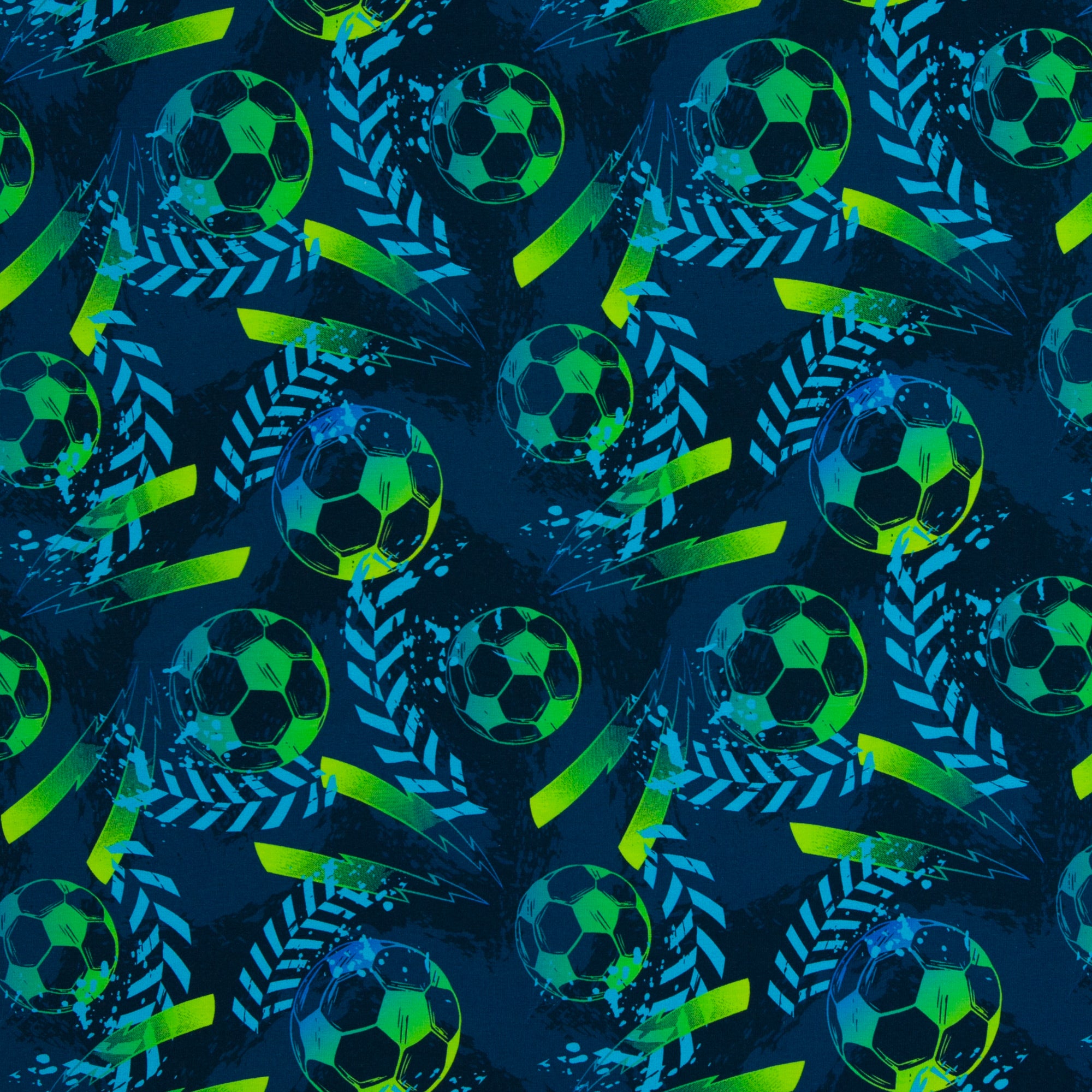 Jersey Stoff - Football - Fußball (Meterware ab 0.50m)