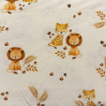 Jersey Stoff - Safari Löwe (Meterware ab 0.50m)