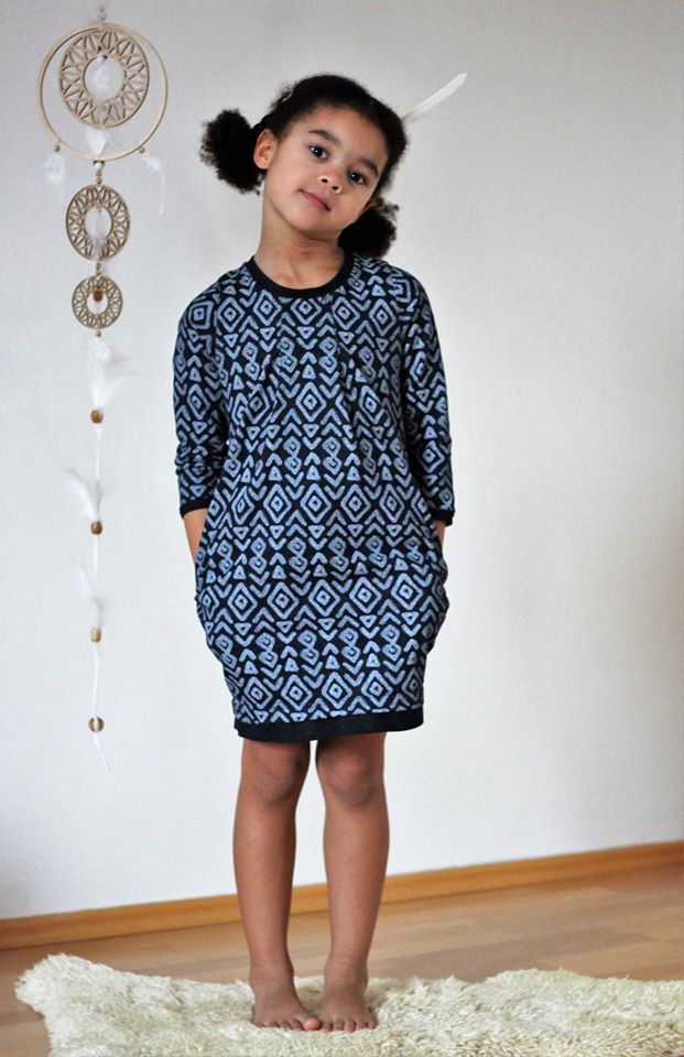 Papierschnittmuster Kleid Amelie Kinder
