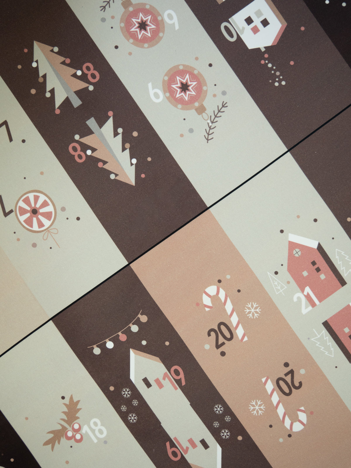 Panel - Webware - Adventkalender - 75cm