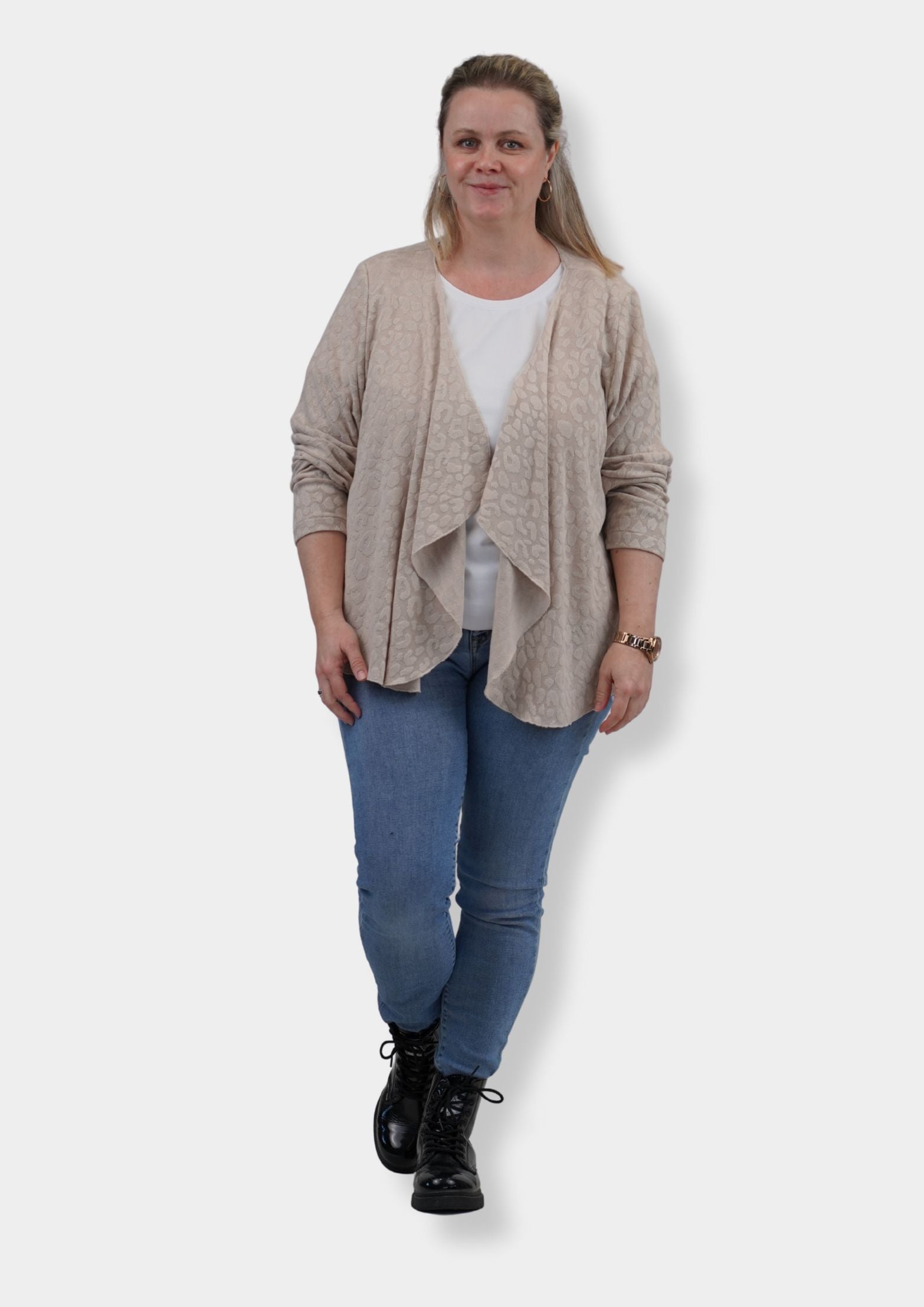 Papierschnittmuster Strickjacke Bea