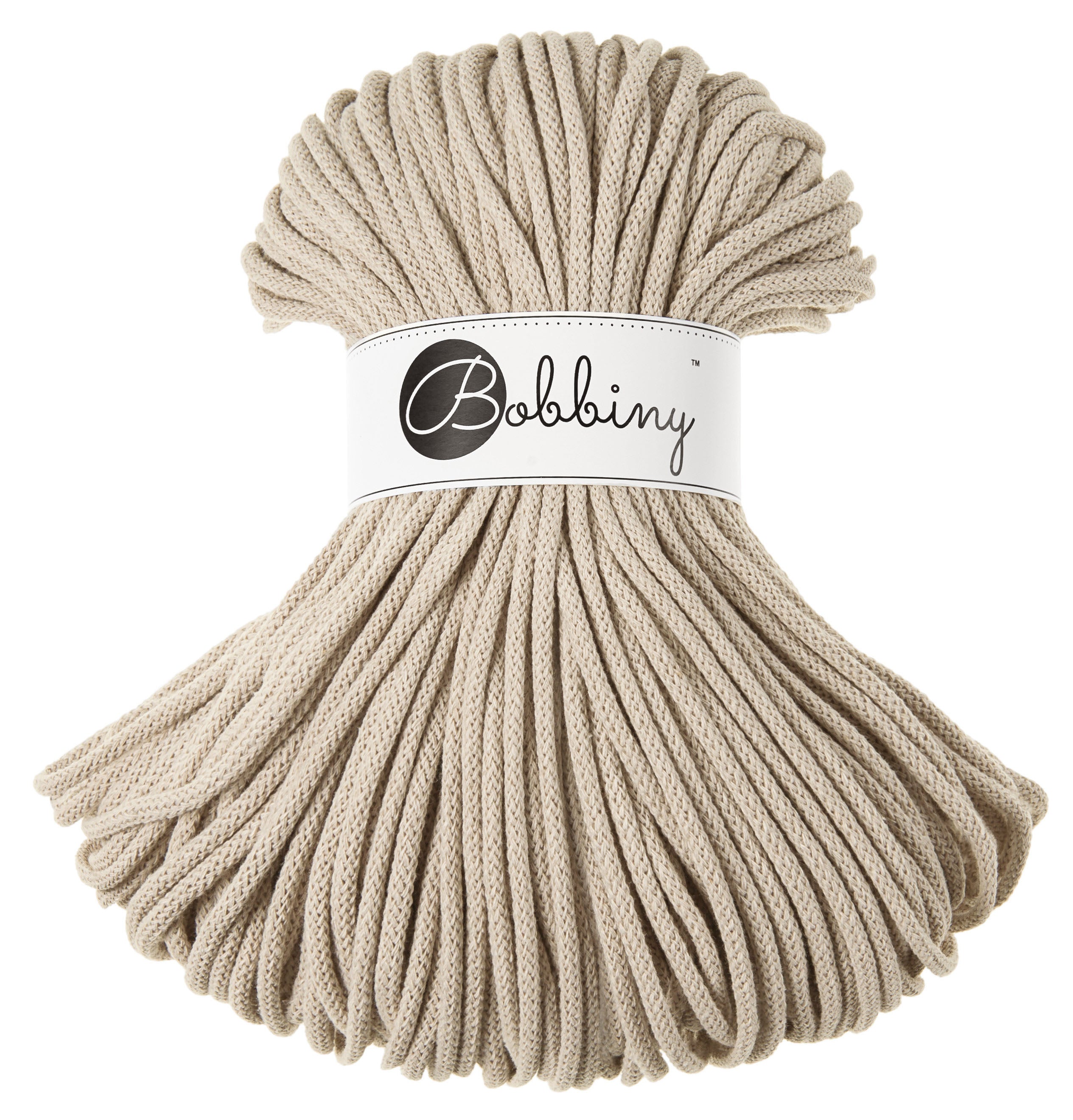 Bobbiny - 5mm - 100m - Beige