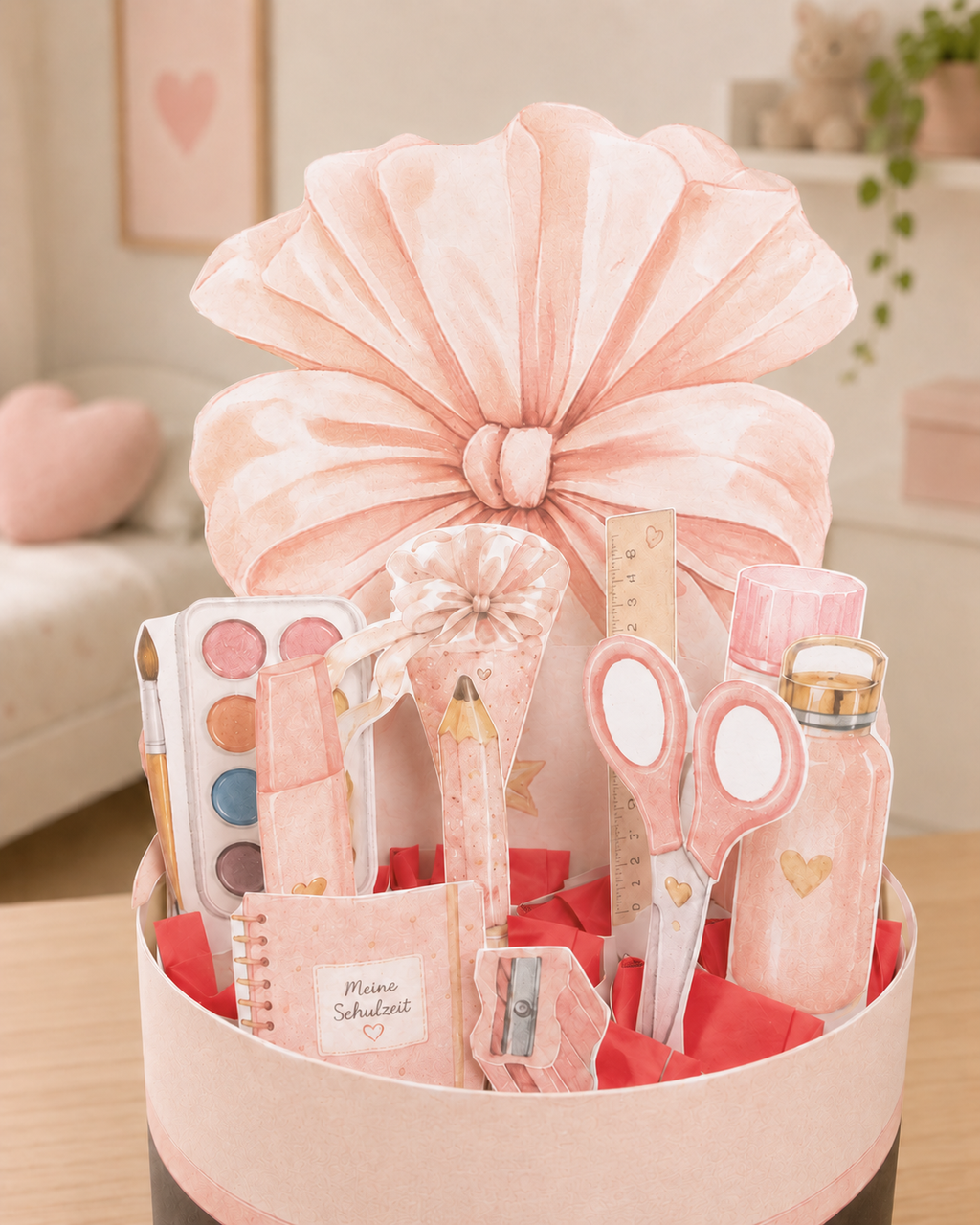 Duplo Einschulung Rosa - Vorlage zum Ausdrucken