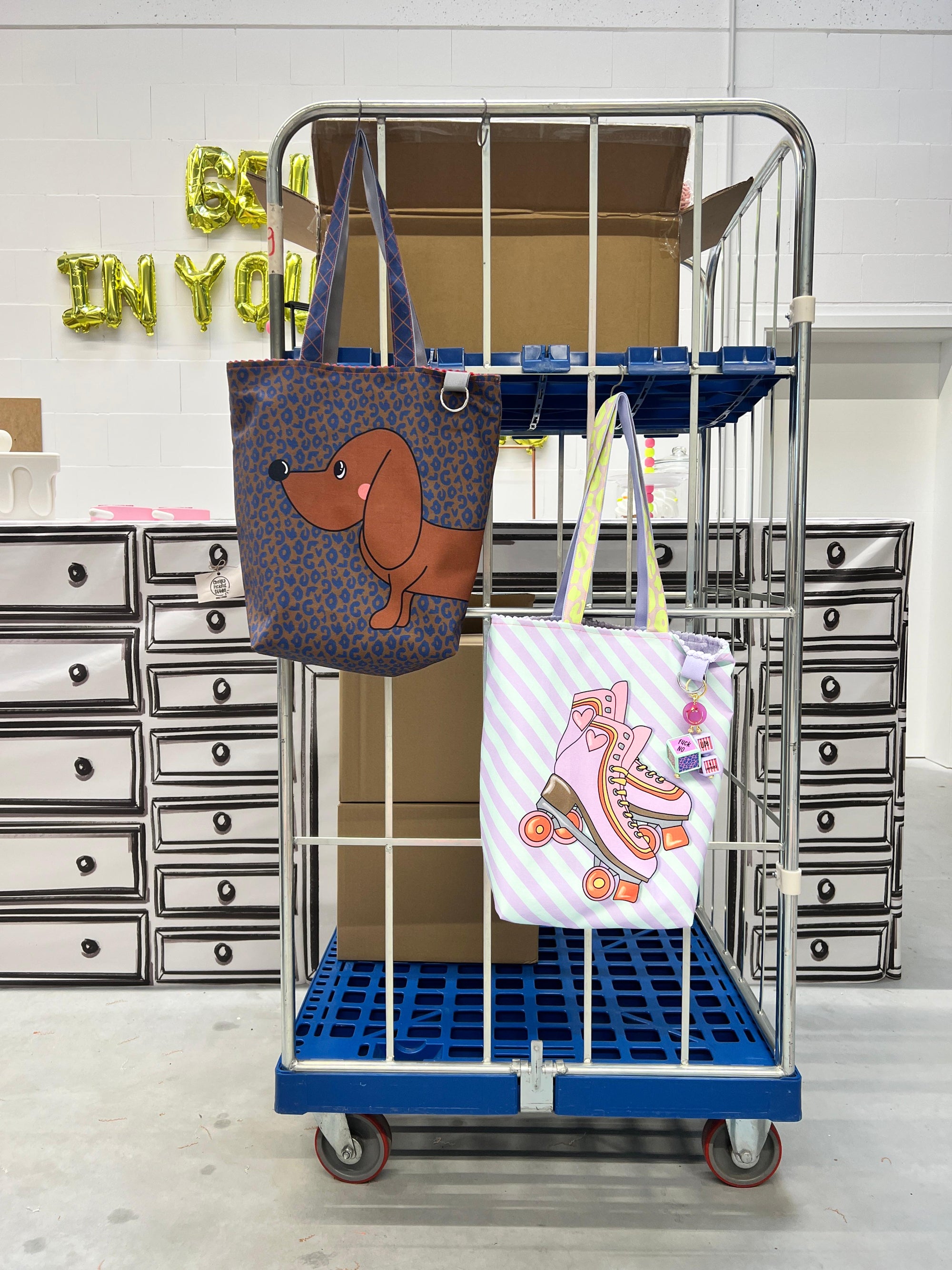 Panel Canvas - Cherry Picking Bag (Panel Pro Stück)