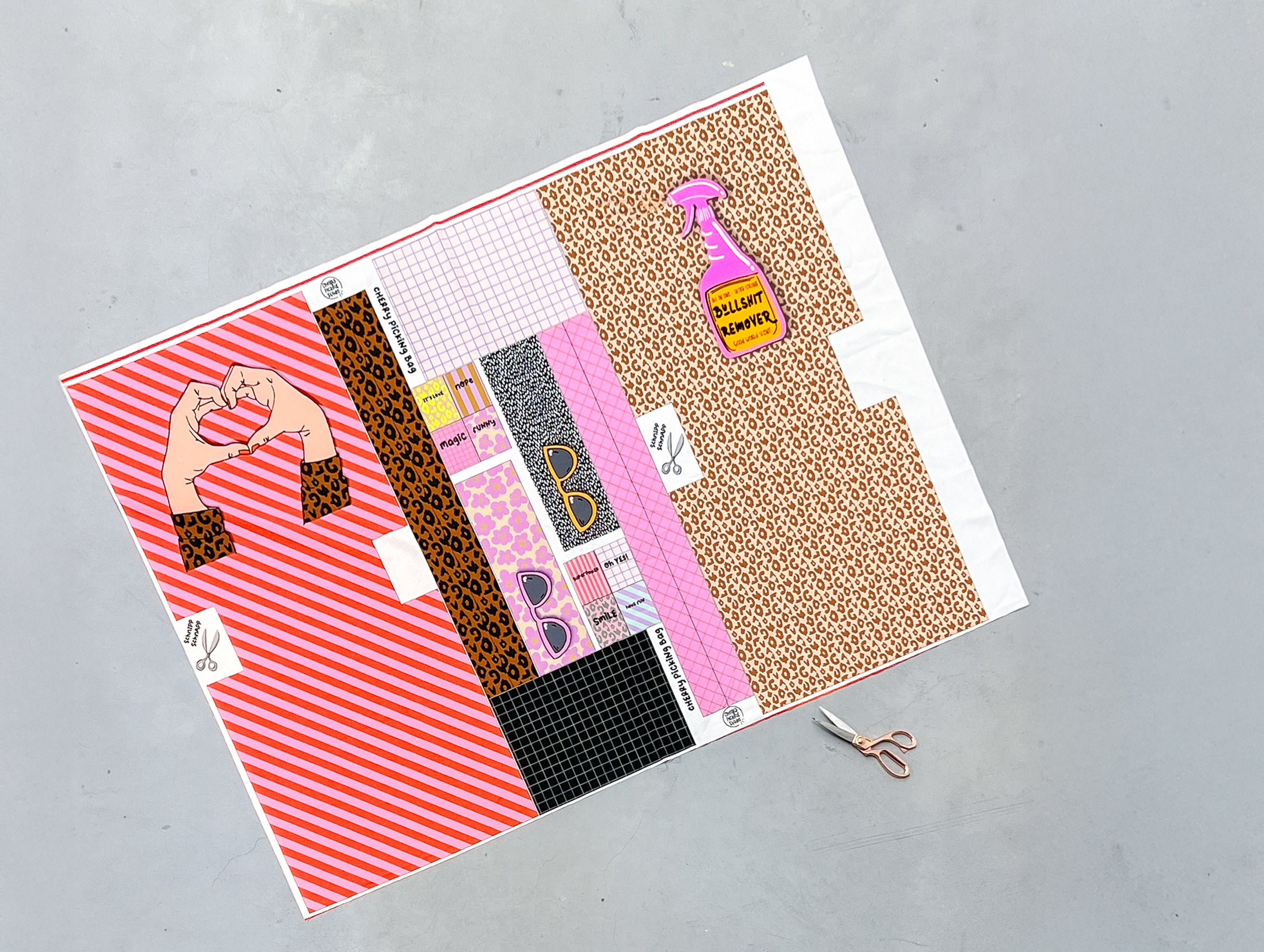 Panel Canvas - Cherry Picking Bag (Panel Pro Stück)