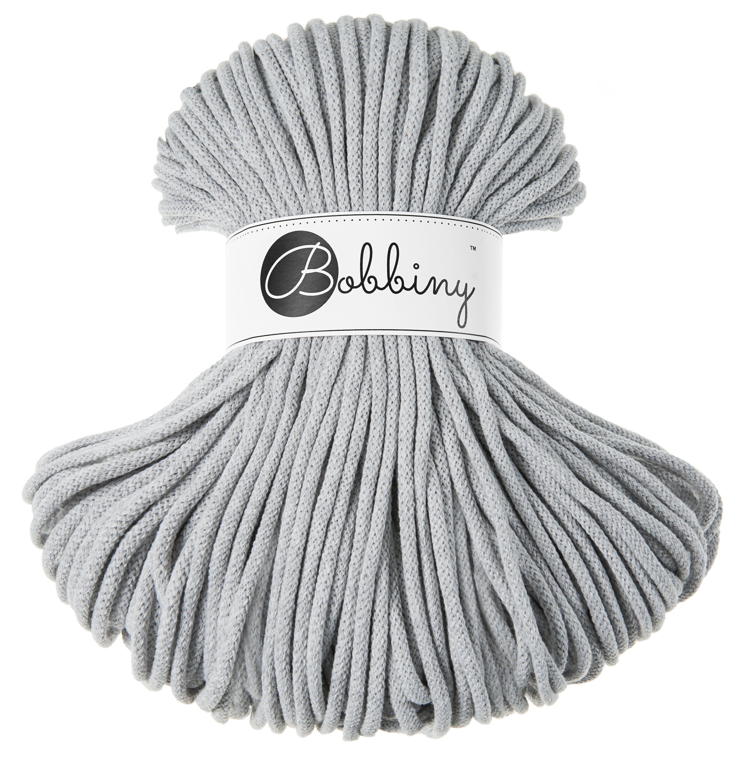 Bobbiny - 5mm - 100m - Light Grey