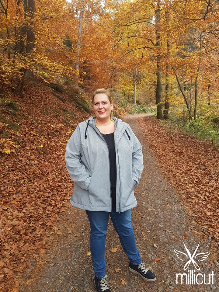 Papierschnittmuster Softshelljacke Damen