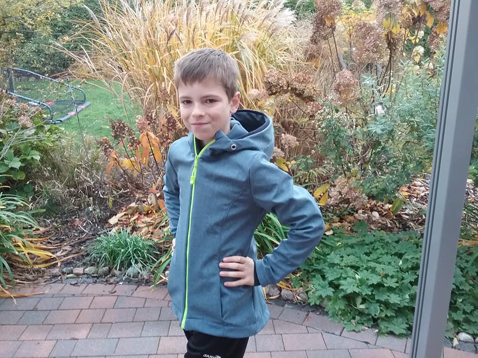 Papierschnittmuster Softshelljacke Kinder