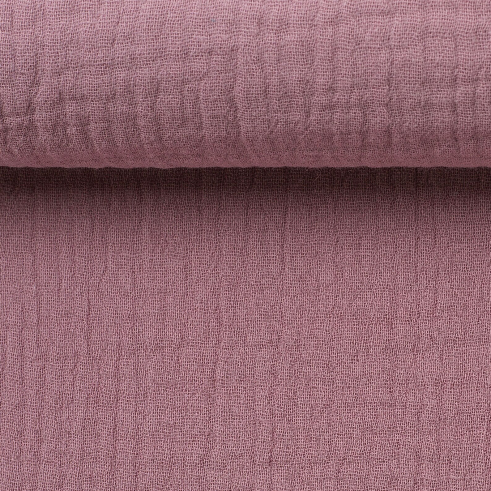 Musselin Uni - Altrosa (Meterware ab 0.50m)
