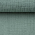 Musselin Uni - Smaragd (Meterware ab 0.50m)