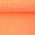 Musselin Uni - Apricot (Meterware ab 0.50m)