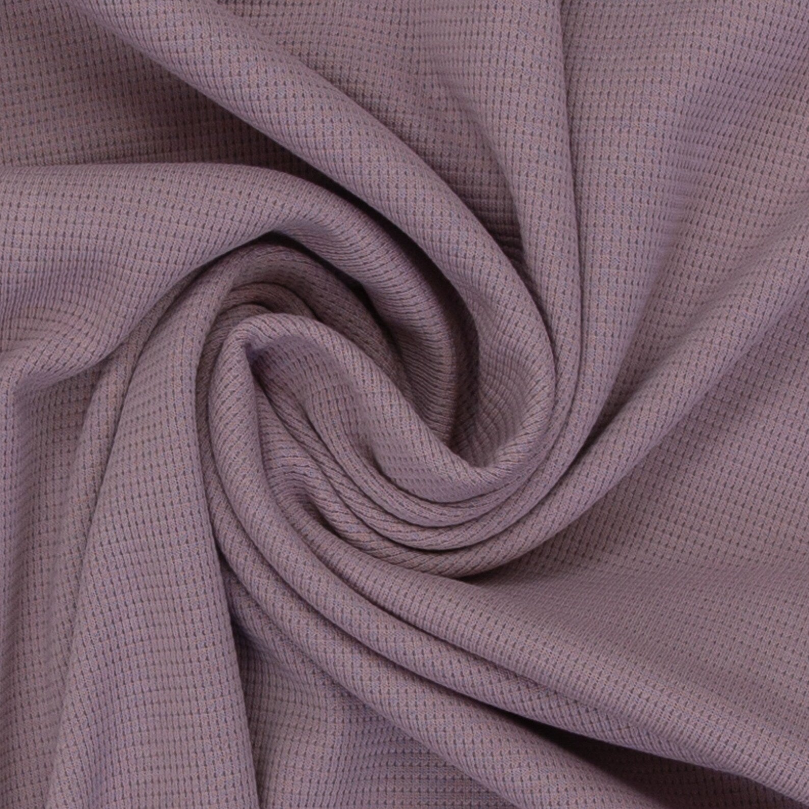 Waffeljersey Stoff - Altrosa (Meterware ab 0.50m)