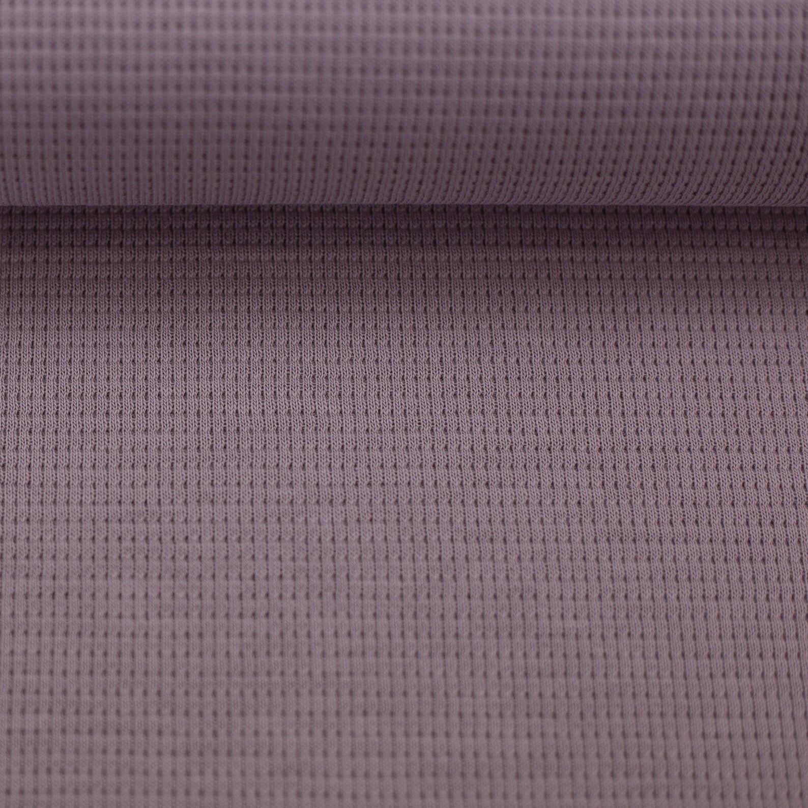Waffeljersey Stoff - Altrosa (Meterware ab 0.50m)