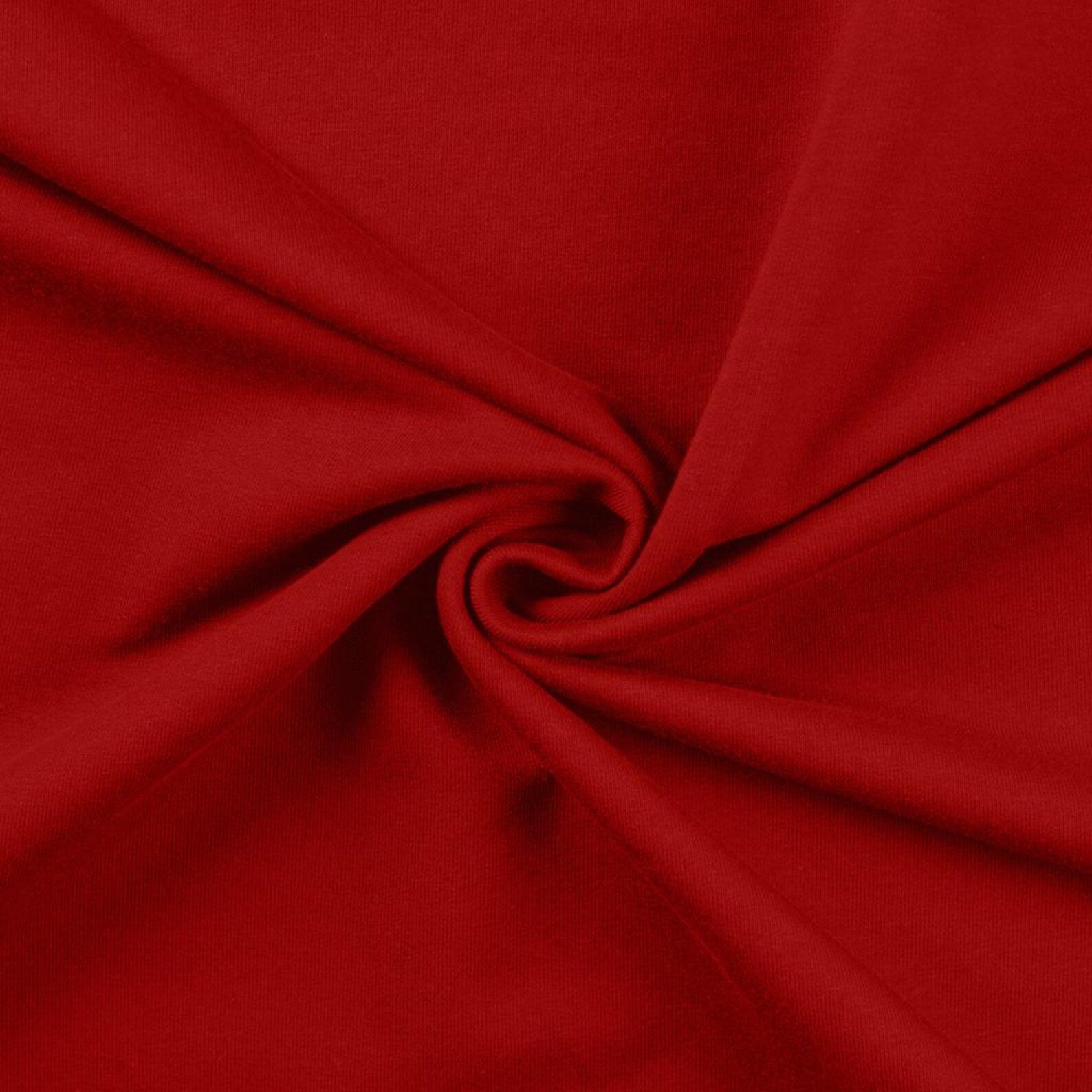 French Terry - Uni Rot (Meterware ab 0.5m)