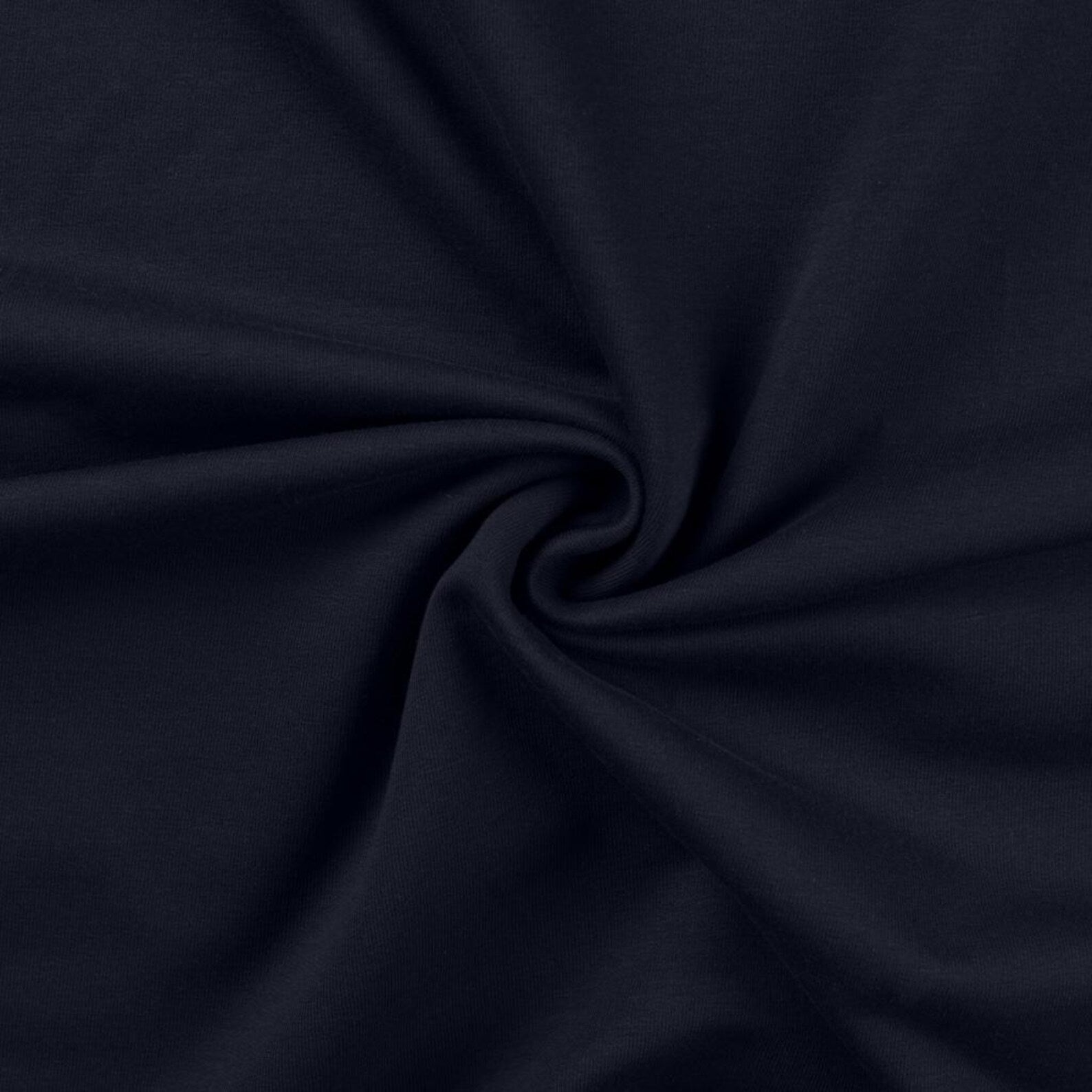 French Terry - Uni Dunkelblau (Meterware ab 0.5m)