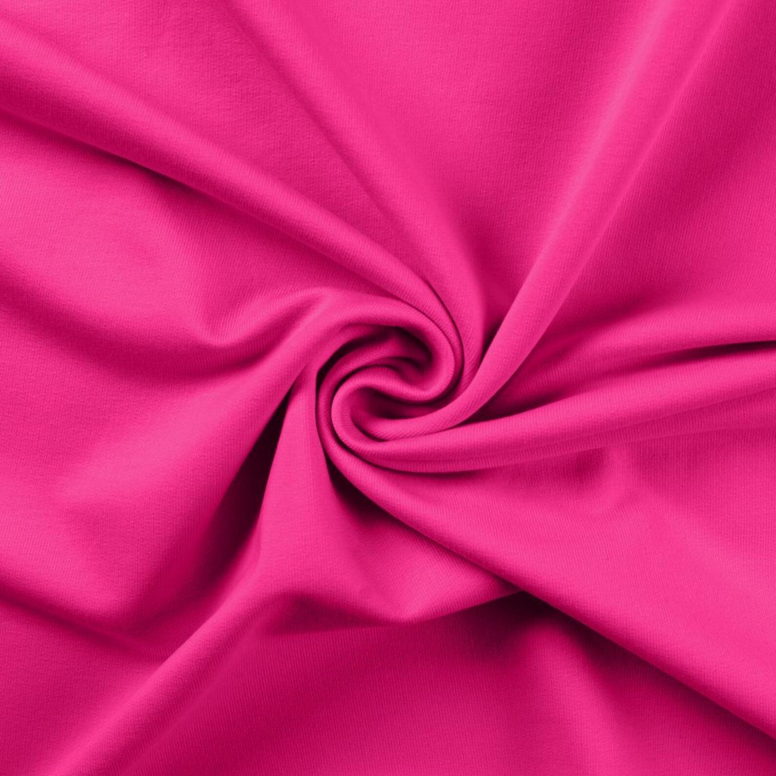 French Terry - Uni Pink (Meterware ab 0.5m)