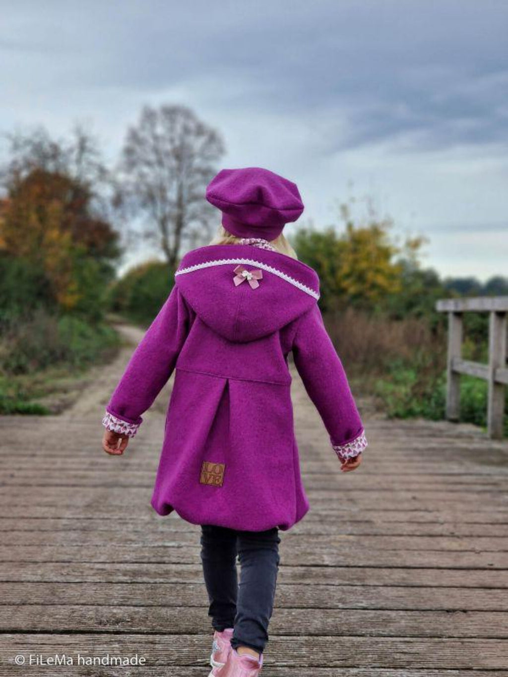 Walk Naomi - Beere (Meterware ab 0.50m)