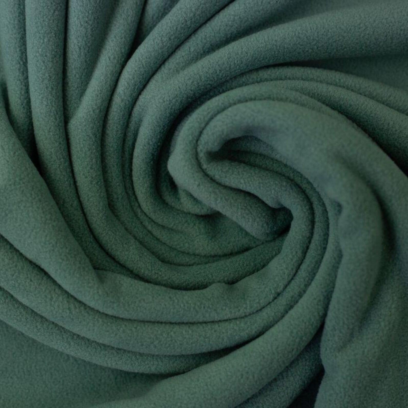 Fleece Fiona - Antipilling - Microfleece - Smaragd (Meterware ab 0.50m)